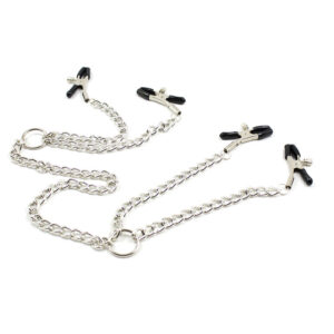 Ohmama fetish - 4 pinzas pezones con cadenas