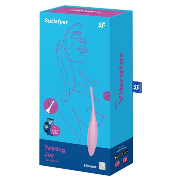 Satisfyer - twirling joy estimulador clitoris rosa