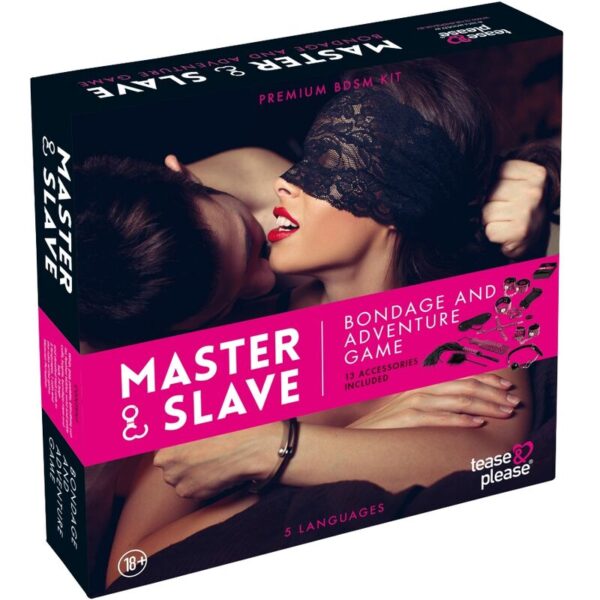 Tease & please - juego 13 accesorios bondage magenta