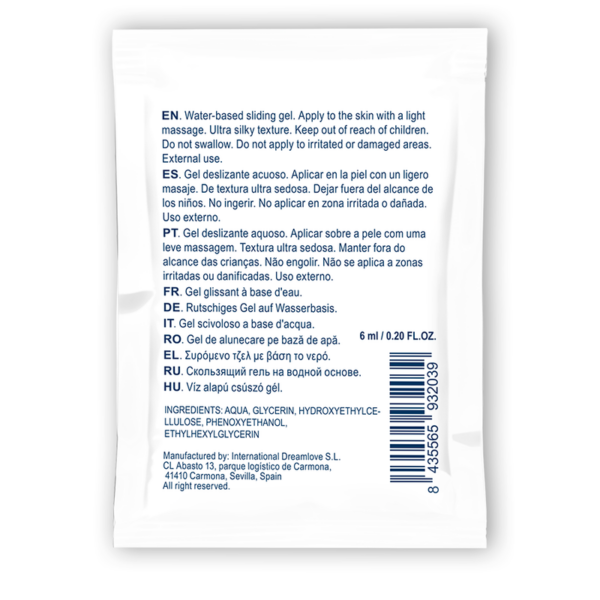 Waterfeel - gel deslizante base agua neutro 6 ml