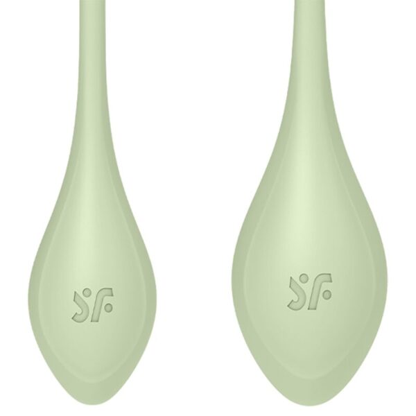 Satisfyer - yoni power 2 kit de entrenamiento verde