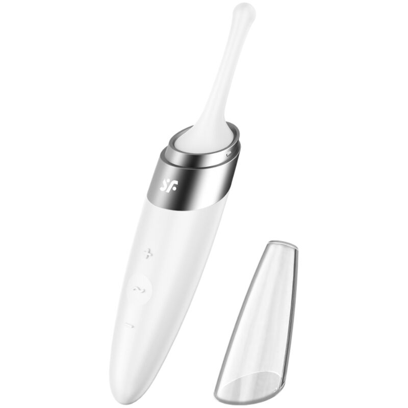Satisfyer - twirling delight estimulador clitoris blanco