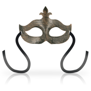 Ohmama - masks antifaz flor de lis cobre