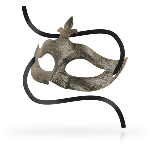 Ohmama - masks antifaz flor de lis cobre
