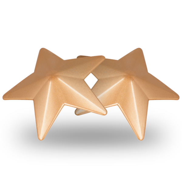 Coquette chic desire - cubre pezones metal estrellas