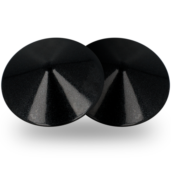 Coquette chic desire - cubre pezones metal circulos negros