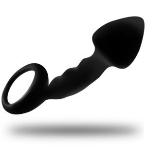 Ohmama - plug anal acanalado con anilla