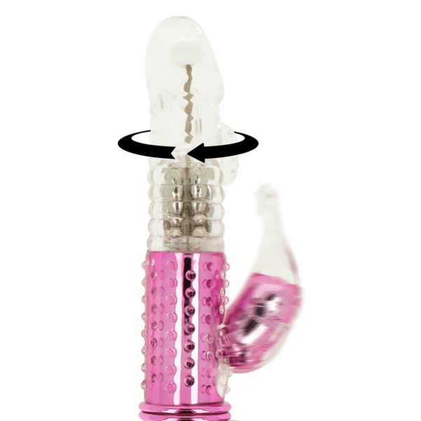 Ohmama - vibrador con funcion rotacion y estimulador clitoris