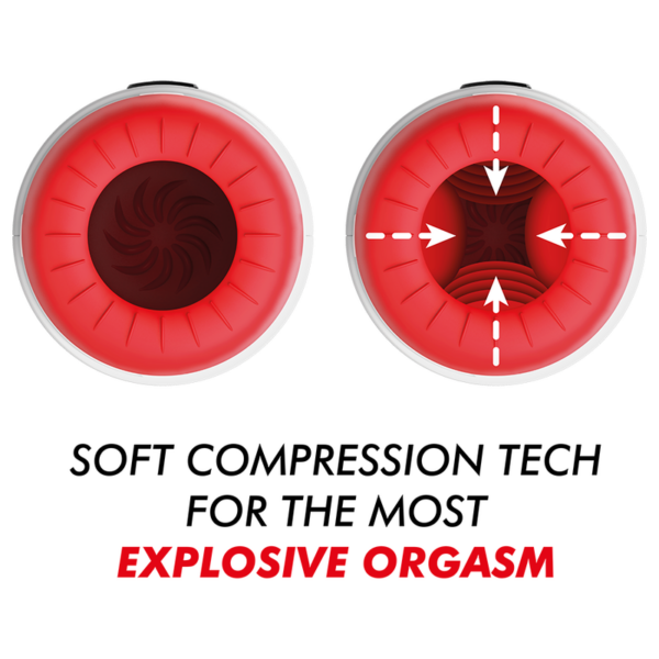Jamyjob - rocket masturbador tecnologÍa soft compression y vibracion