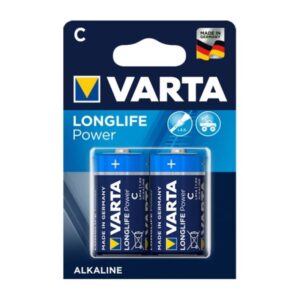 Varta - longlife power pila alcalina c lr14 blister*2