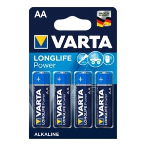 Varta - longlife power pila alcalina aa lr6 blister*4