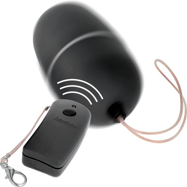 Online - huevo vibrador con mando control remoto negro