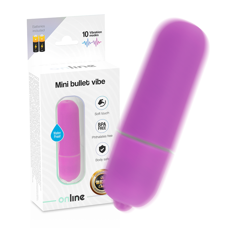 Online - mini bala vibradora lila