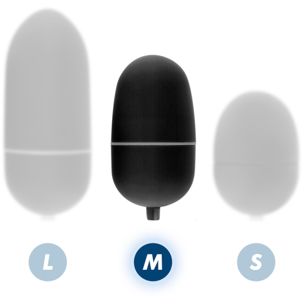 Online - huevo vibrador control remoto m negro