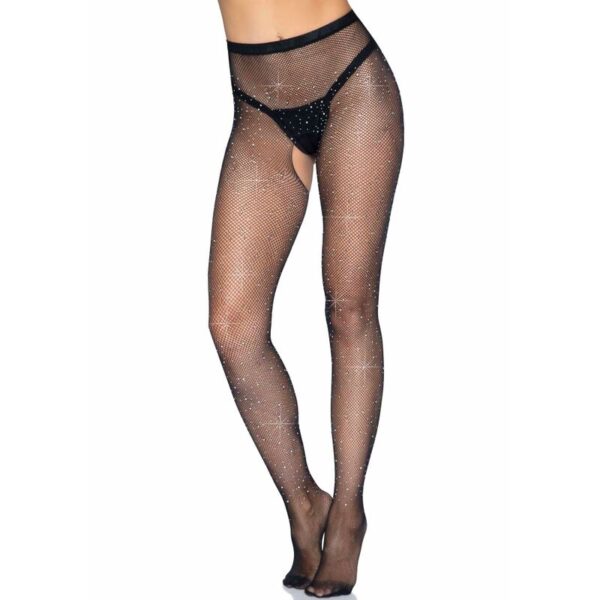Leg avenue - medias de red con abertura