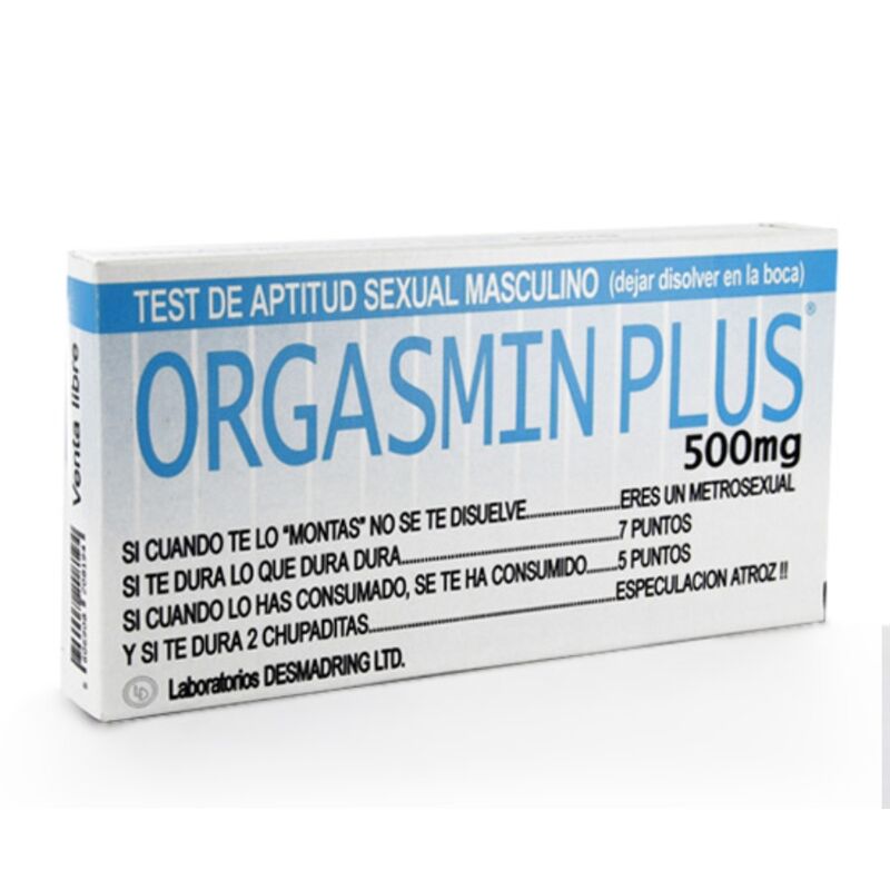 Diablo goloso - orgasmin plus caja de caramelos masculino