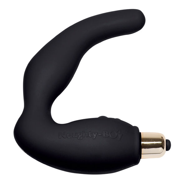 Naughty-boy masajeador del punto g masculino 7 v negro
