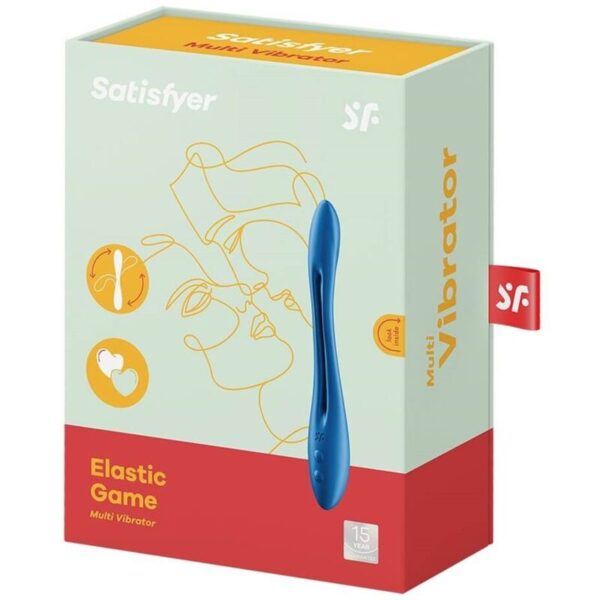 Satisfyer - elastic game multi vibrador azul