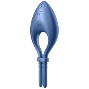 Satisfyer - bullseye anillo vibrador app azul