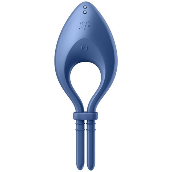 Satisfyer - bullseye anillo vibrador app azul