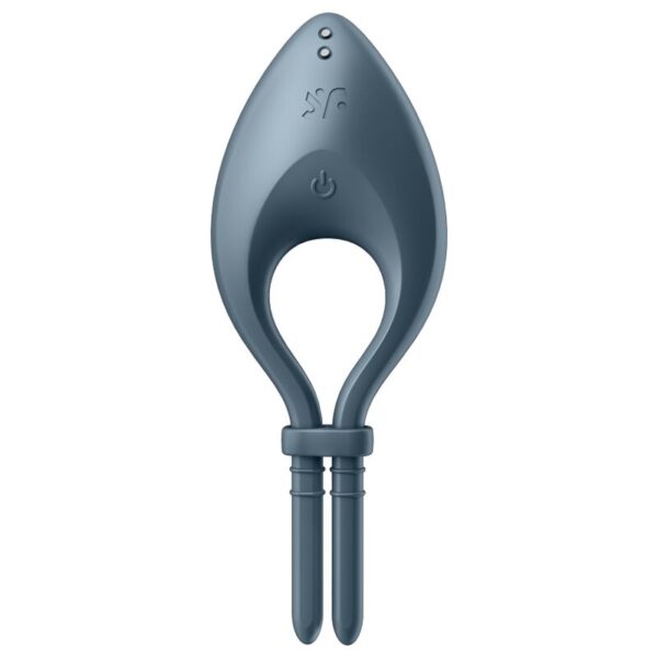 Satisfyer - bullseye anillo vibrador app gris