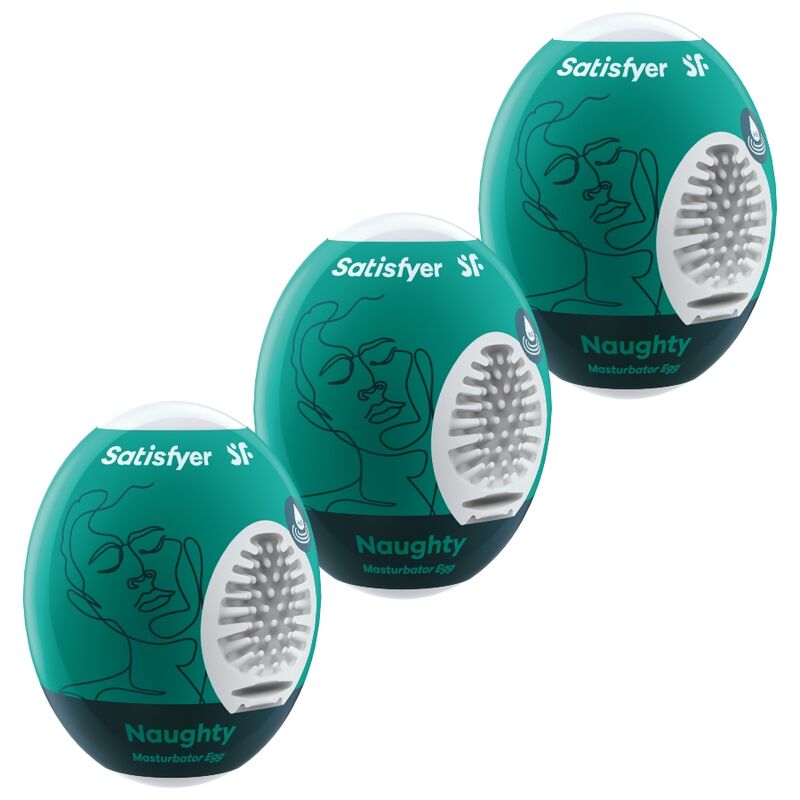 Satisfyer - 3 huevos masturbadores naughty