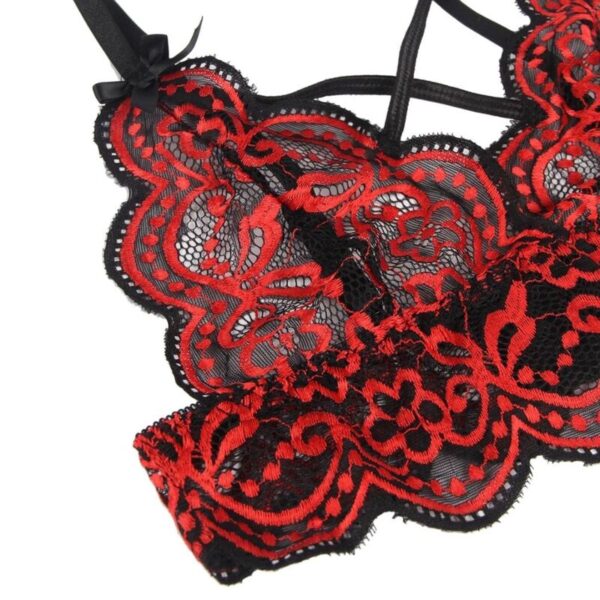 Subblime - set dos piezas top y panties encaje s/m