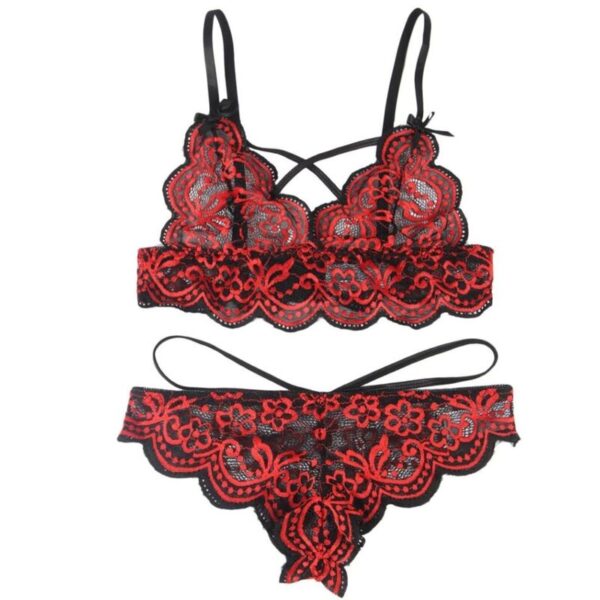 Subblime - set dos piezas top y panties encaje s/m