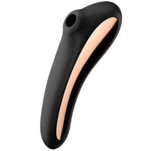 Satisfyer - dual kiss estimulador clitoris negro