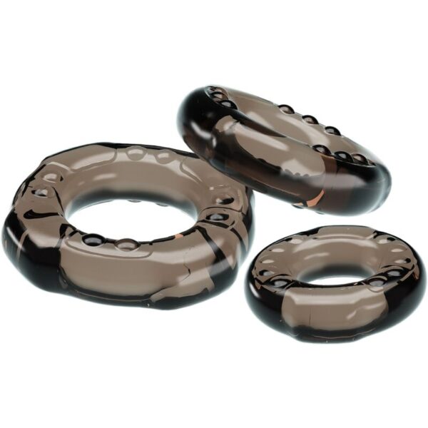 Baile - cock rings yvonne set 3 anillos pene