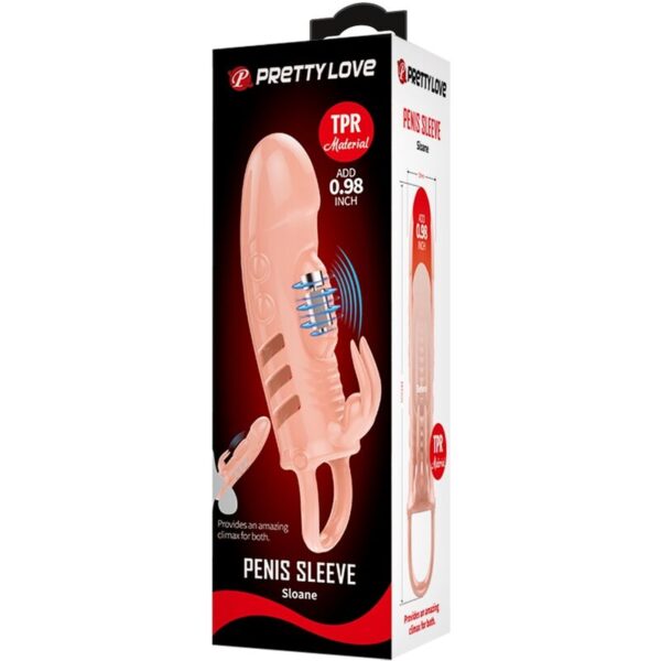 Pretty love - sloane funda pene rabbit natural