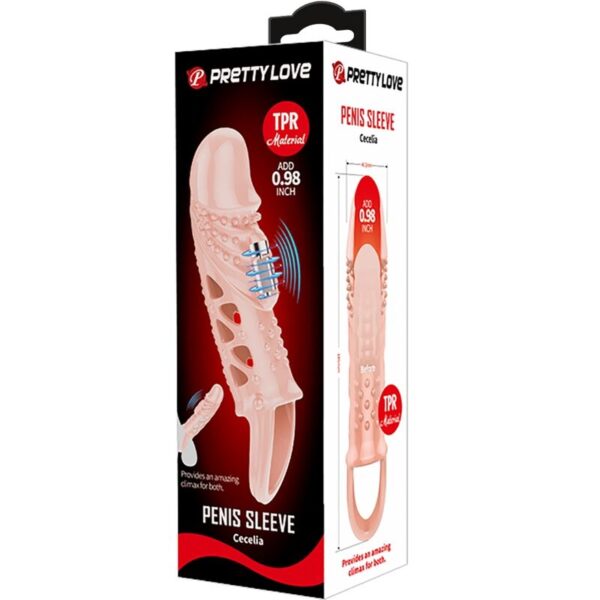 Pretty love - cecelia funda pene natural