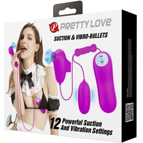 Pretty love - bala vibradora y succionadora