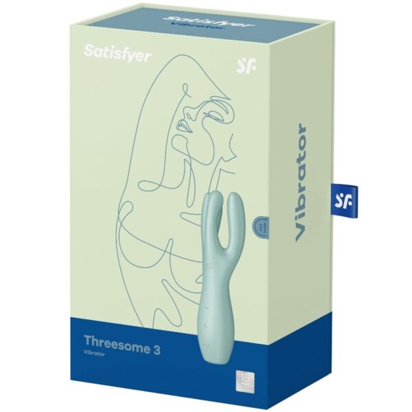 Satisfyer - threesome 3 vibrador verde