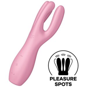 Satisfyer - threesome 3 vibrador rosa