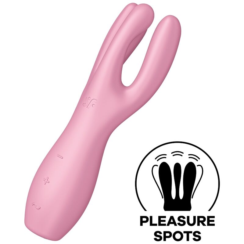 Satisfyer - threesome 3 vibrador rosa