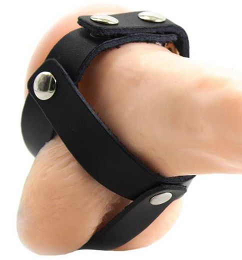 Ohmama fetish - funda cuero de castidad para testiculos