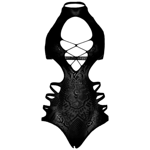 Leg avenue - body de encajes talla unica - negro
