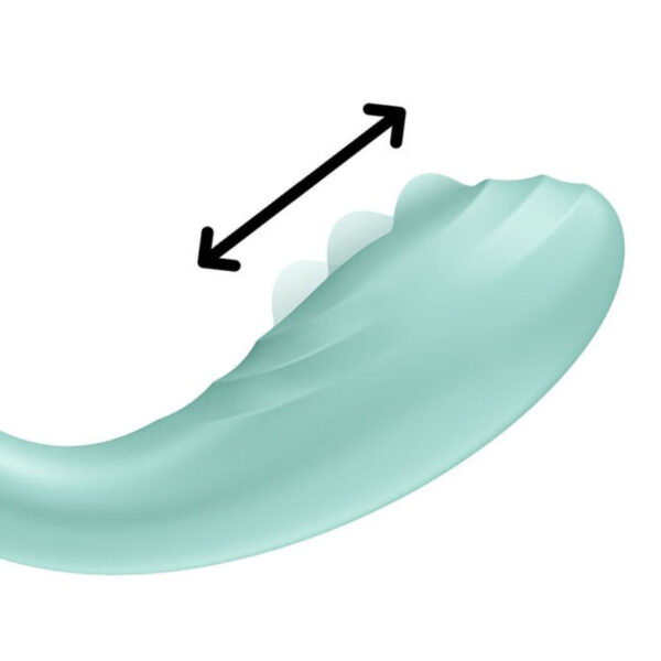 Satisfyer - rrrolling pleasure vibrador punto g verde