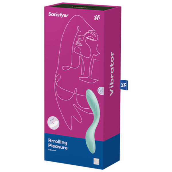 Satisfyer - rrrolling pleasure vibrador punto g verde