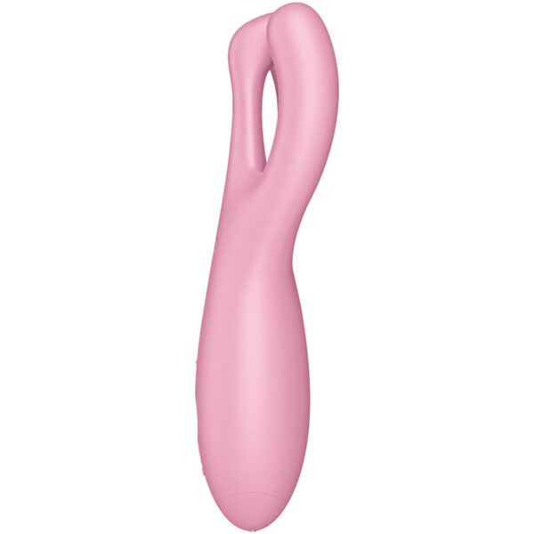 Satisfyer - threesome 4 vibrador app rosa