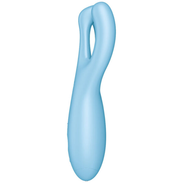 Satisfyer - threesome 4 vibrador app azul