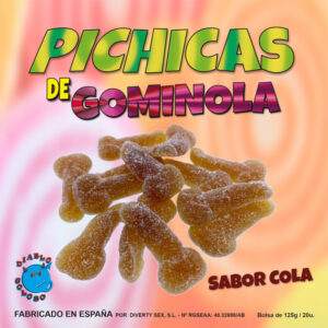 Diablo goloso - pichitas de gominola cola