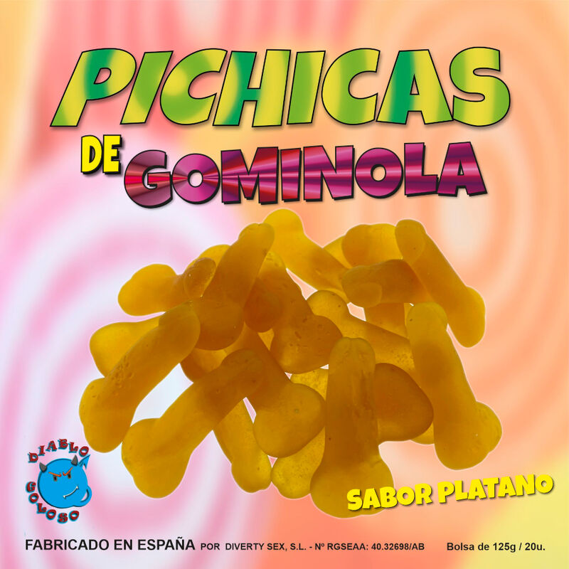 Diablo goloso - pichitas de gominola platano