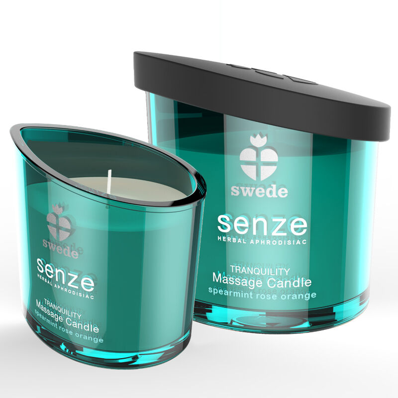 Swede - senze tranquility vela masaje - hierbabuena, rosa, naranja