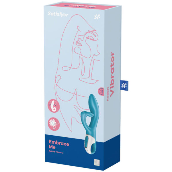 Satisfyer - embrace me vibrador punto g turquesa