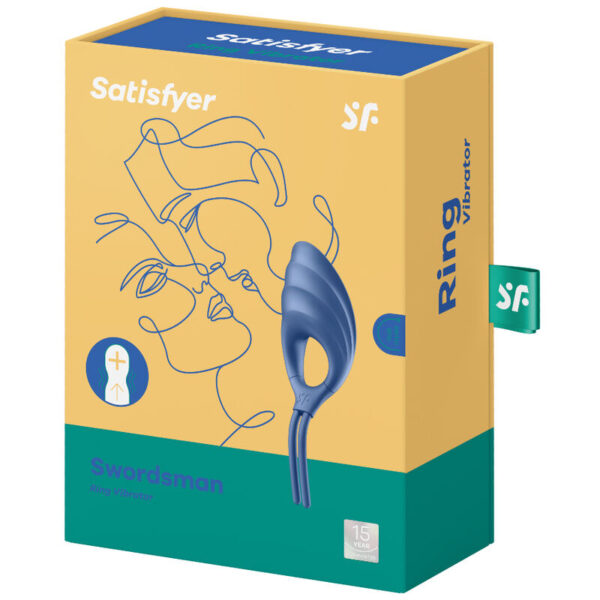 Satisfyer - swordsman anillo vibrador azul