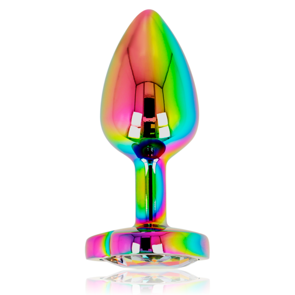 Ohmama - plug anal corazÓn iridiscente talla s