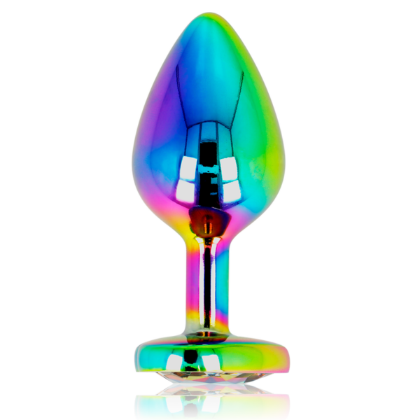 Ohmama - plug anal corazÓn iridiscente talla m