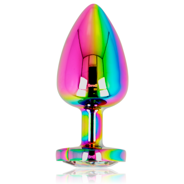 Ohmama - plug anal corazÓn iridiscente talla l